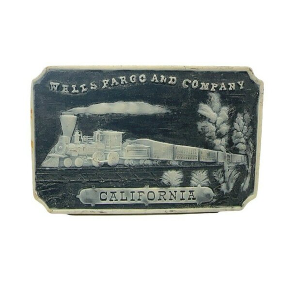 Vintage Estate Wells Fargo‎ and Company California Resin Belt Buckle! 100 - Picture 2 of 6
